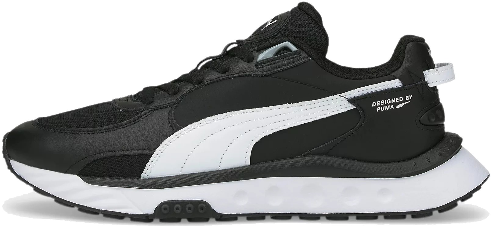 Кроссовки унисекс PUMA Wild Rider Route 38159705 черные 10.5 UK Вьетнам черный