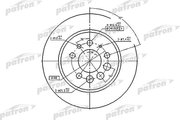 

Диск тормозной задн VOLVO: 240 74-93, 240 Kombi 74-93, 260 74-82, 260 универсал 75-82, 740