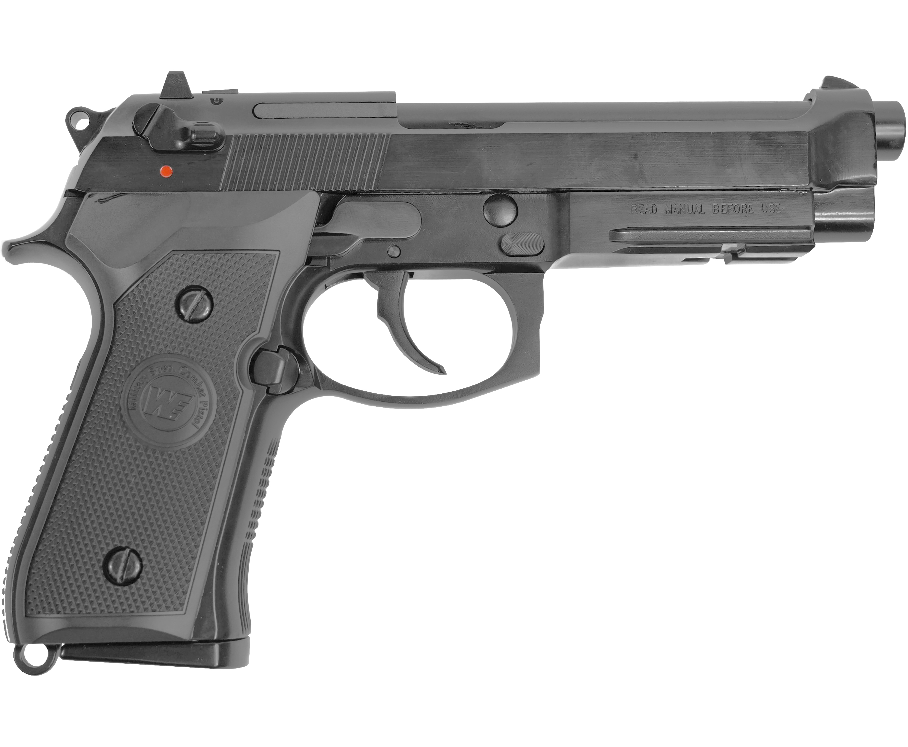 

Страйкбольный пистолет WE Beretta M9A1 New 6 мм, GBB, Gas, black, WE-M012-BOX-BK, Черный, Beretta M9A1 New
