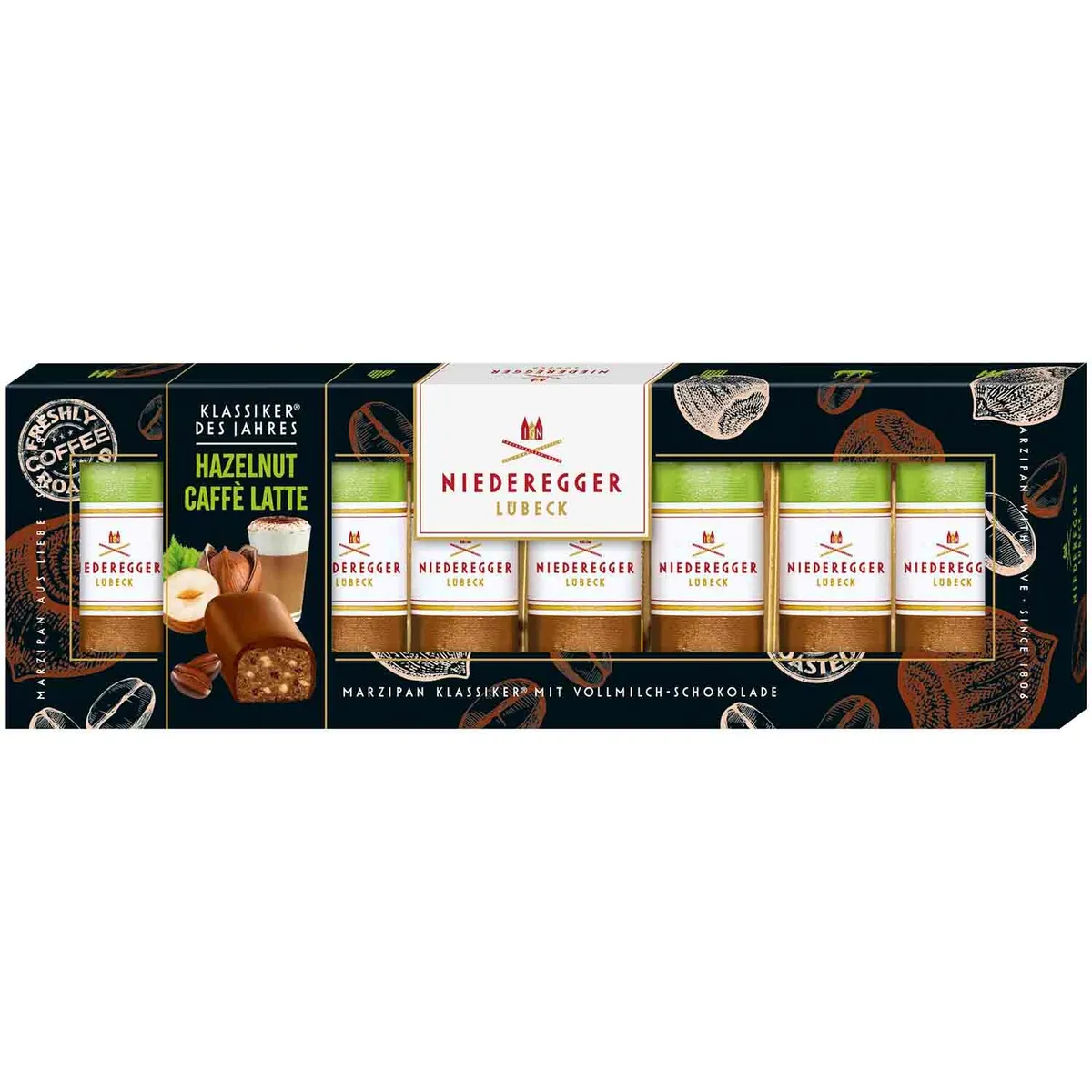 

Марципан Niederegger Вариации Кофе Латте со вкусом лесного ореха, 100 г