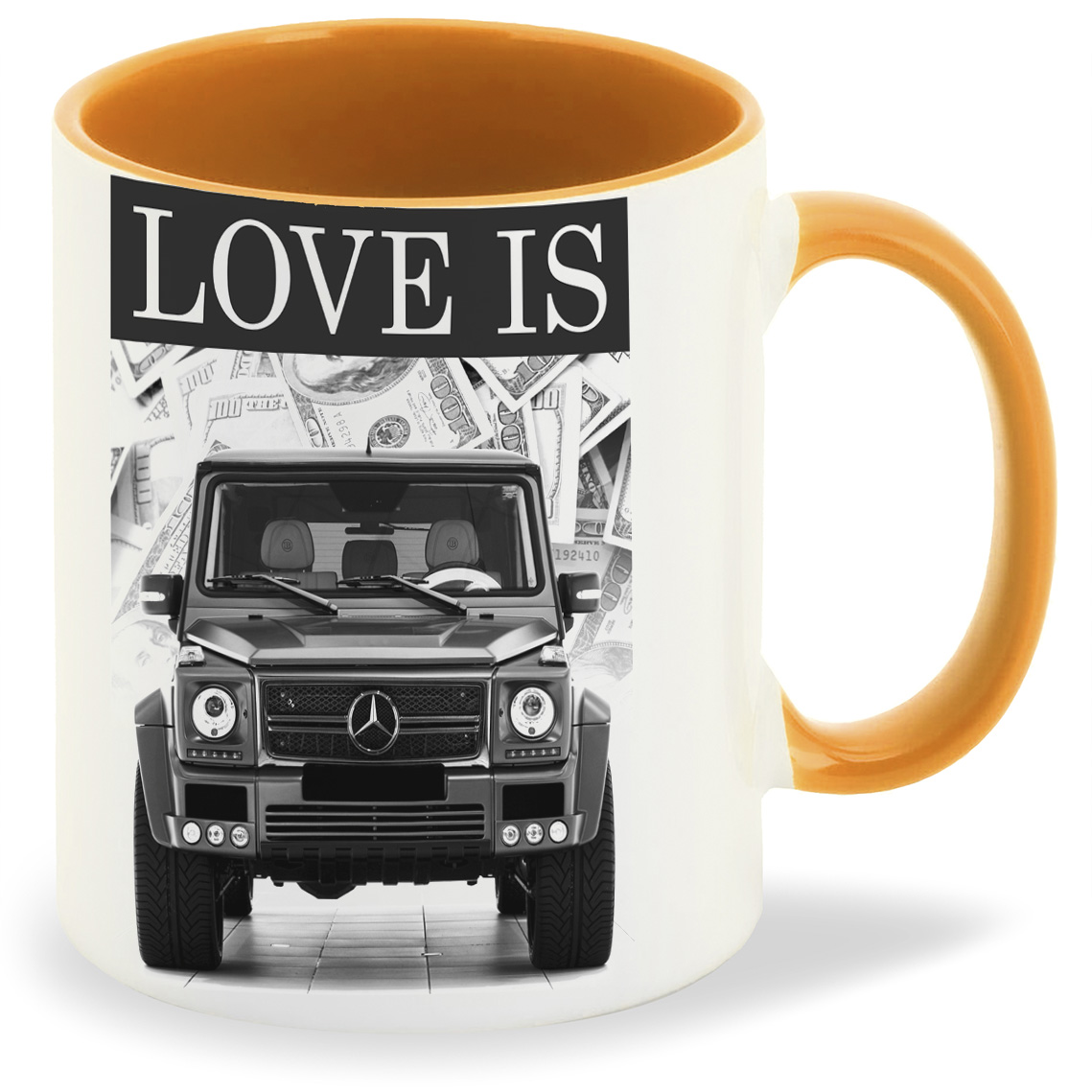 

Кружка CoolPodarok Love is Гелентваген Мерседес, Love is Гелентваген Мерседес