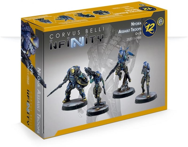 Миниатюры Corvus Belli Infinity O12 Raptor Boarding Squad 5040₽