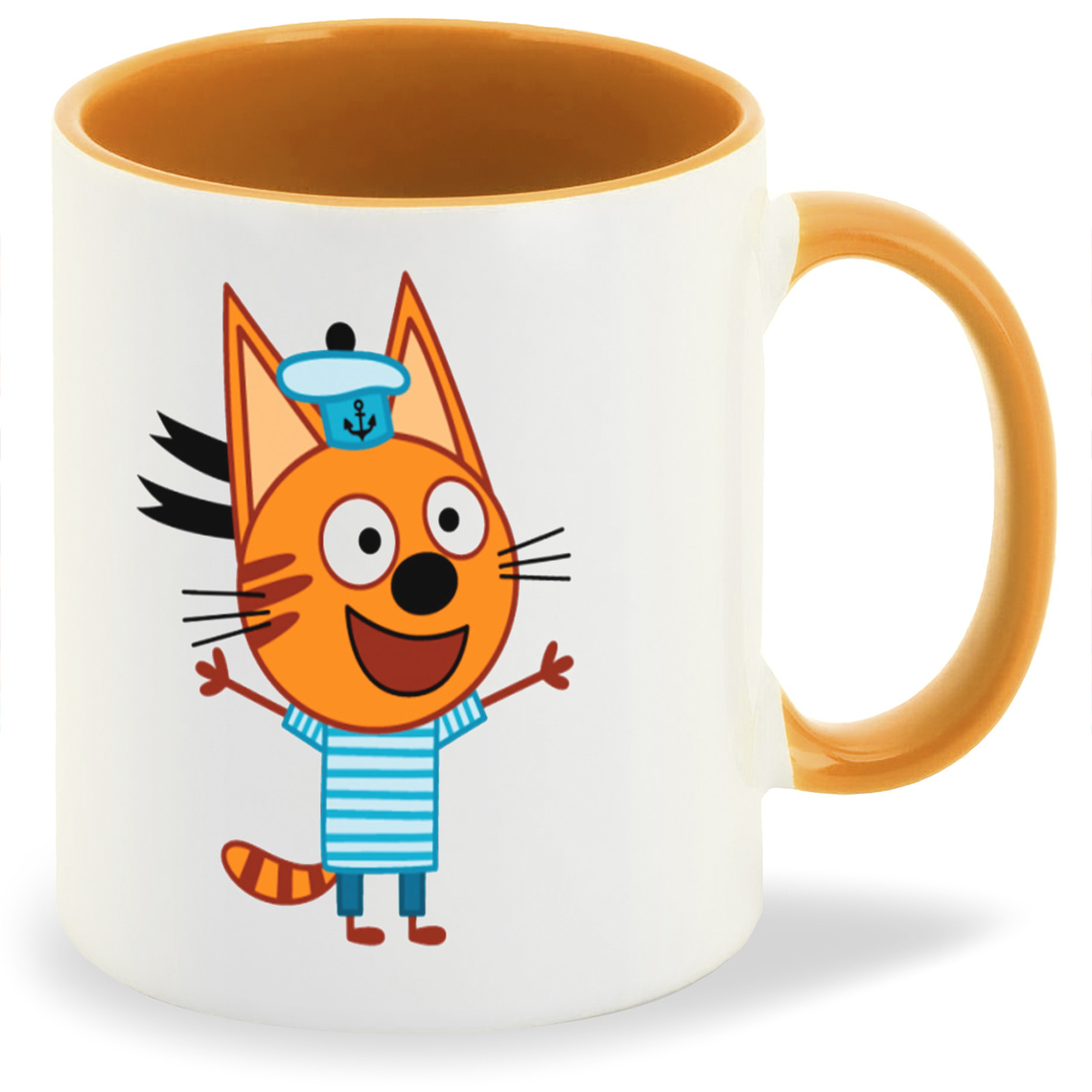 

Кружка CoolPodarok Три кота(кот в тельняшке), Три кота(кот в тельняшке)