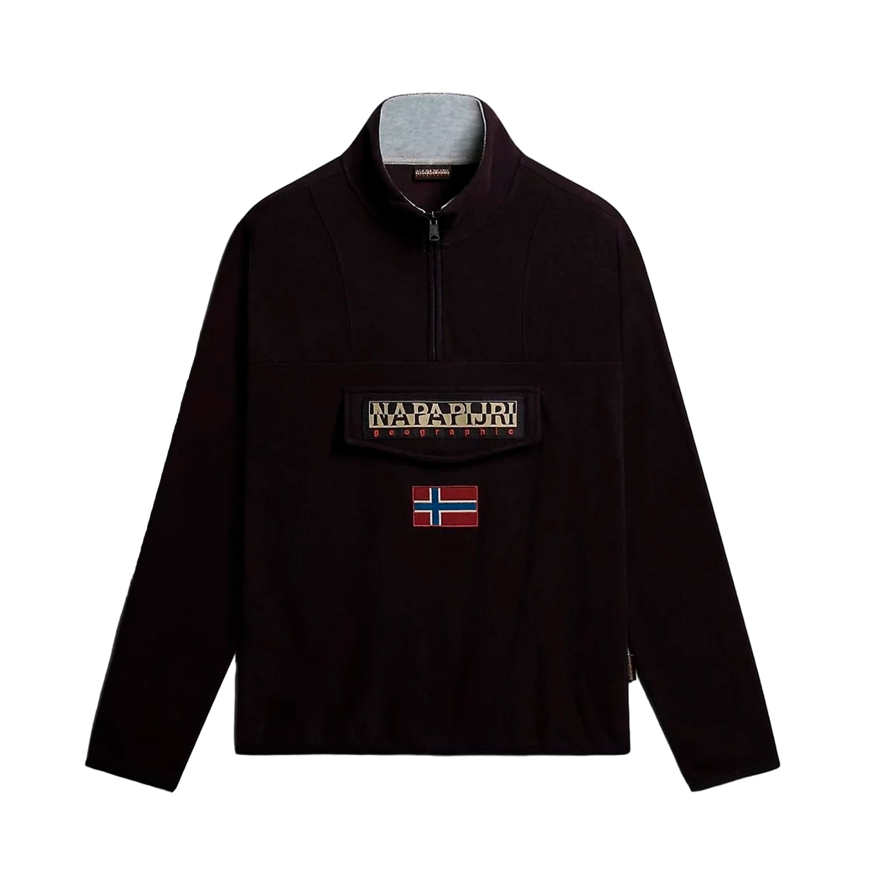 Толстовка мужская Napapijri Burgee Half-Zip черная S 21837₽