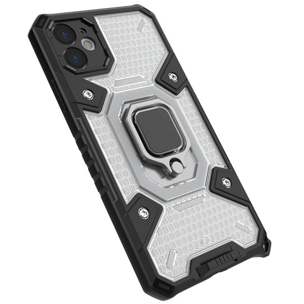 фото Honeycomb armor | противоударный чехол с защитой камеры и кольцом для iphone 11 epik