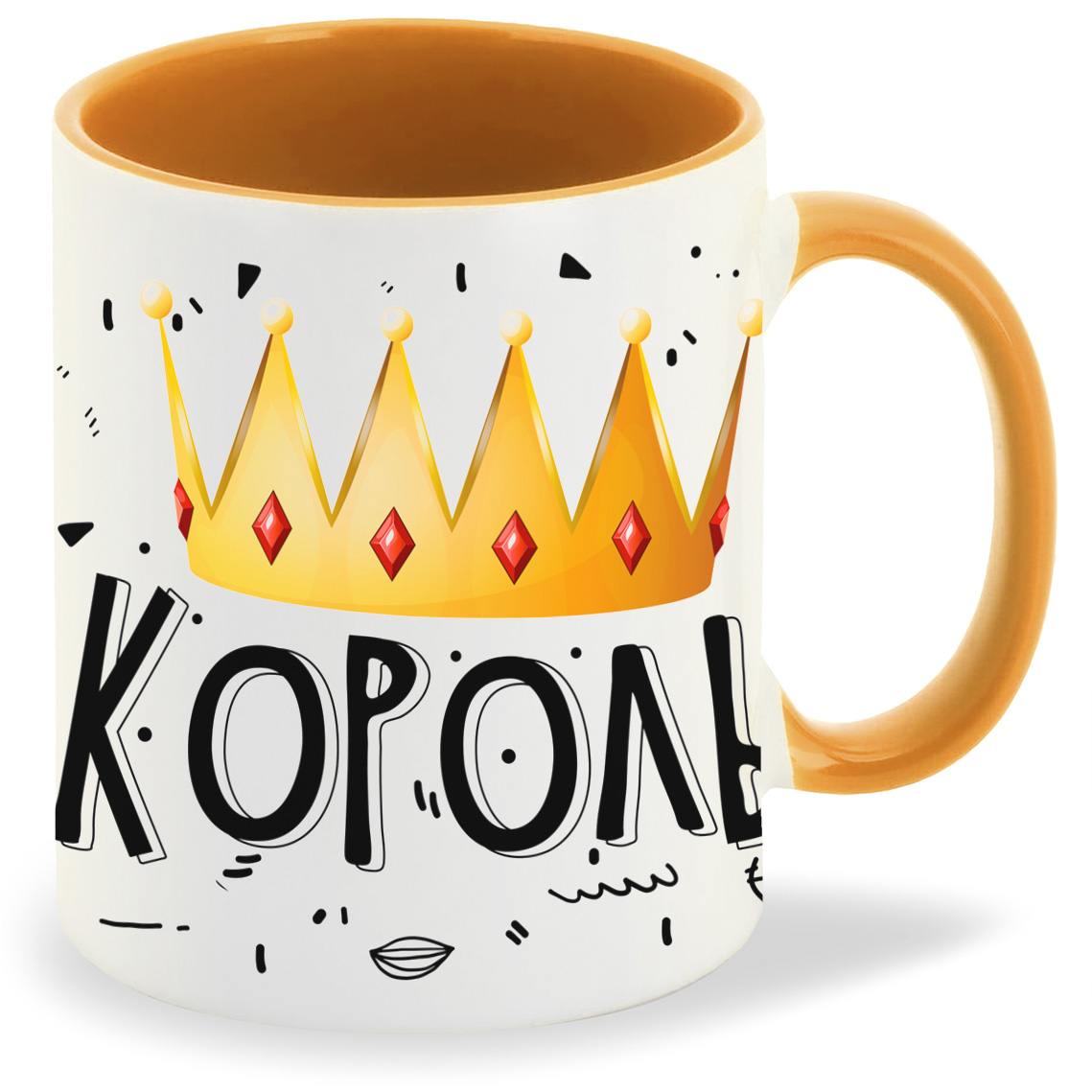 

Кружка CoolPodarok Король ее сердца, Король ее сердца