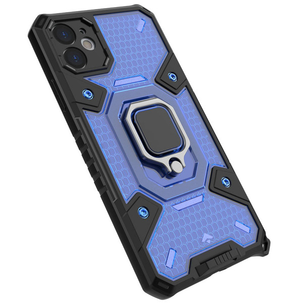 фото Honeycomb armor | противоударный чехол с защитой камеры и кольцом для iphone 11 epik