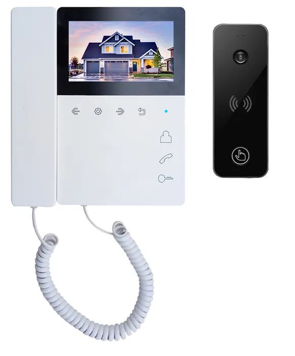 Комплект видеодомофона Tantos Elly с трубкой iPanel 2 + (черная) портмоне на магните