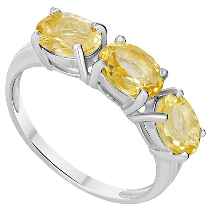

Кольцо из серебра с цитрином р.17,5 LAZURIT-ONLINE 793201, 793201