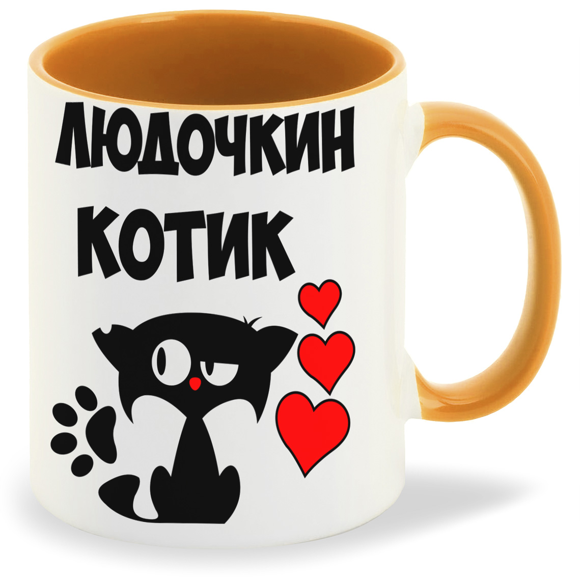 

Кружка CoolPodarok Людочкин котик, Людочкин котик