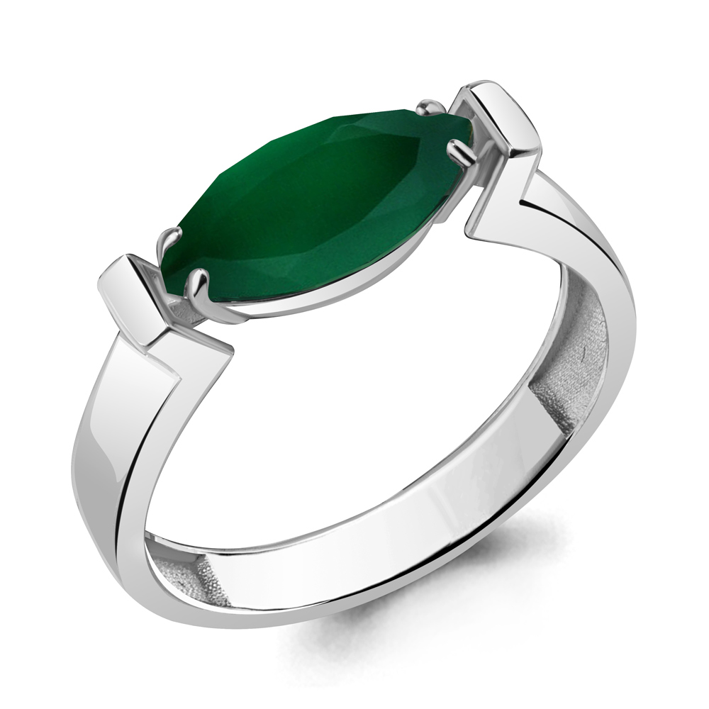 

Кольцо из серебра с агатом Aquamarine Aquamarine 6964909_925_р р. 17,5, 6964909_925_р