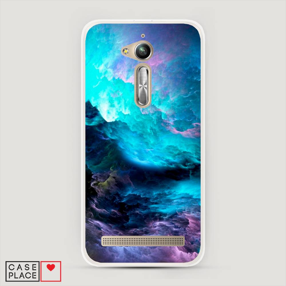фото Чехол awog "бирюзовое небо" для asus zenfone go zb500kg