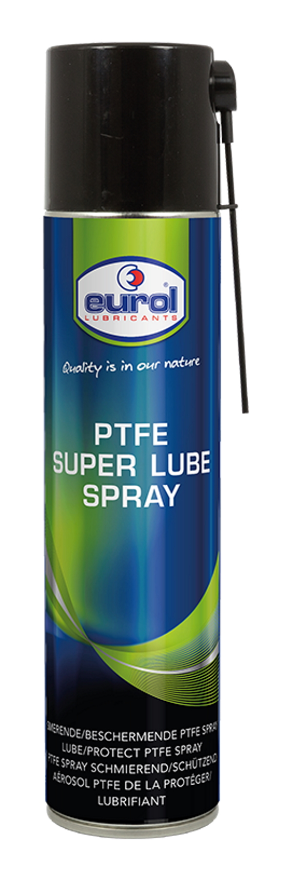 СМАЗКА ДЛЯ ЦЕПЕЙ ПЕТЛЕЙ ПРУЖИН ПОДШИПНИКОВ EUROL PTFE SUPER LUBE SP E701460400ML