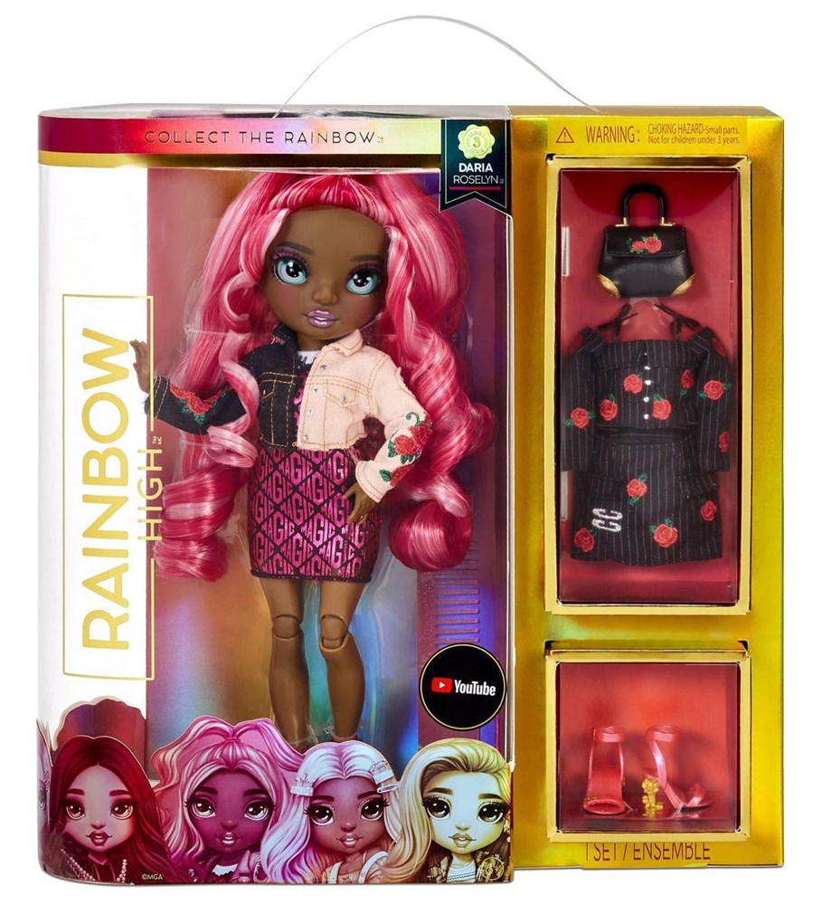 Кукла L.O.L. Rainbow High Fashion Doll - Rose 575733 кукла чирлидер rainbow high cheer poppy rowan с помпонами болельщицы 572046