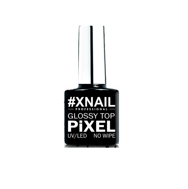 фото Xnail, топ для гель-лака pixel glossy №11