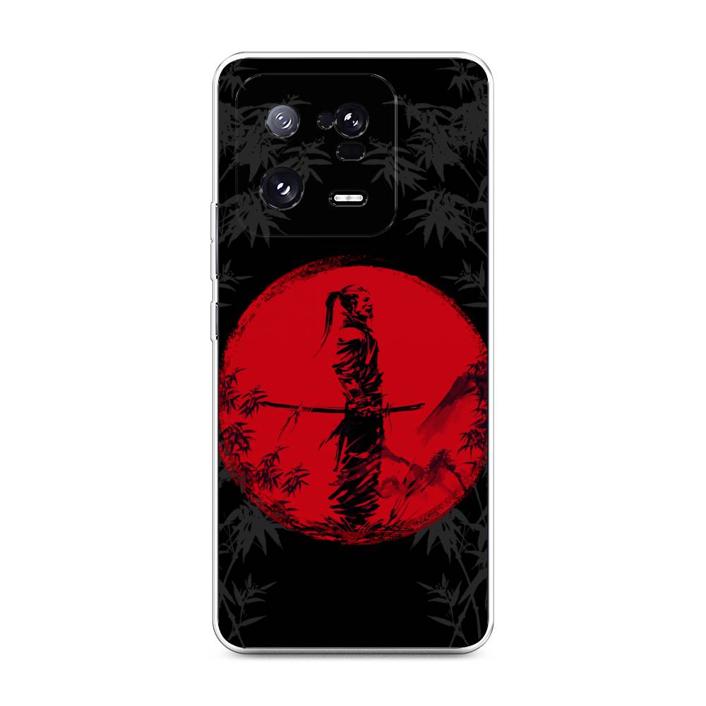 

Чехол на Xiaomi 13 Pro 5G "Самурай на красном фоне", Черный;красный;серый, 317350-4