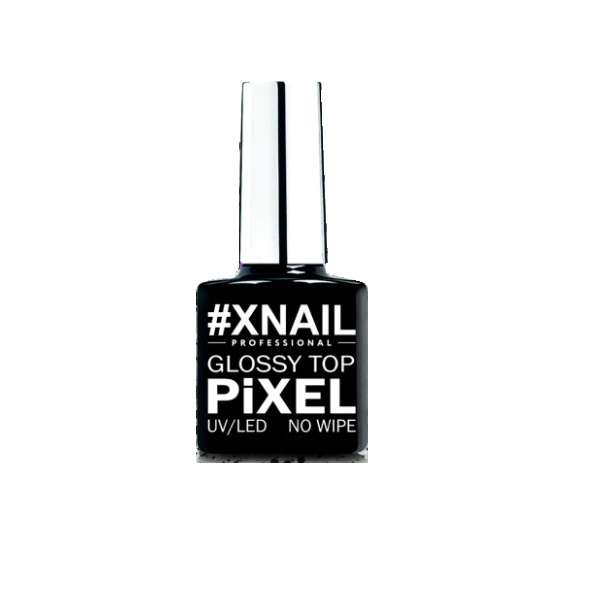 фото Xnail, топ для гель-лака pixel glossy №10
