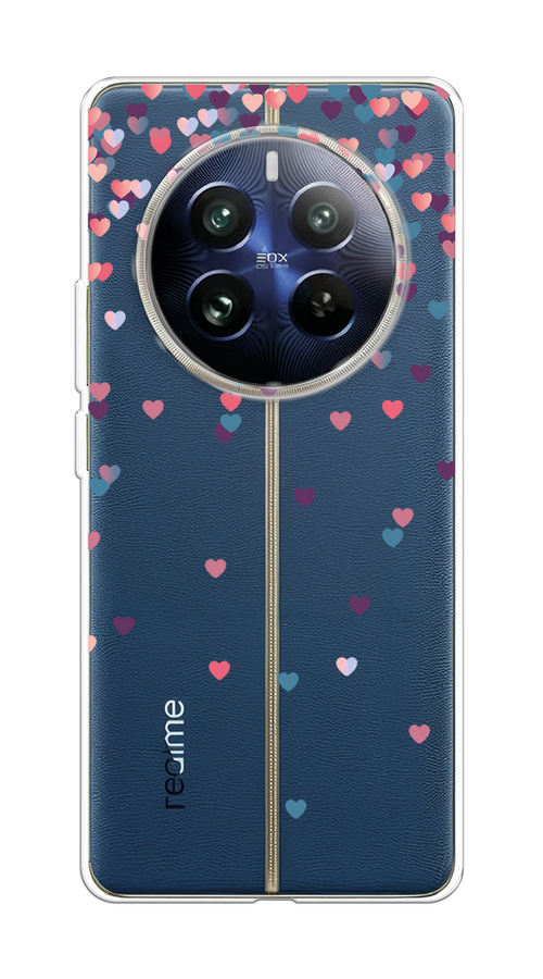 

Чехол на Realme 12 Pro "Посыпка сердечки", Розовый;фиолетовый, 2516150-1