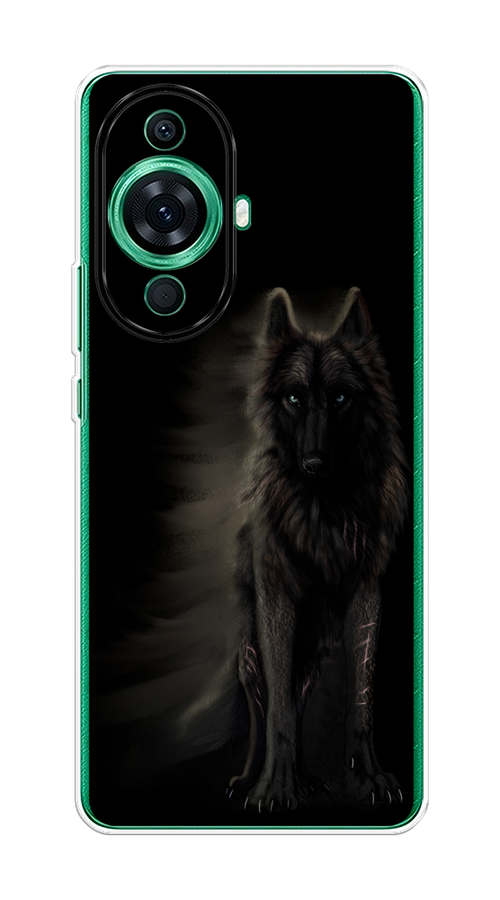 

Чехол на Huawei Nova 11 Pro "Туманный волк", Черный, 6121350-1