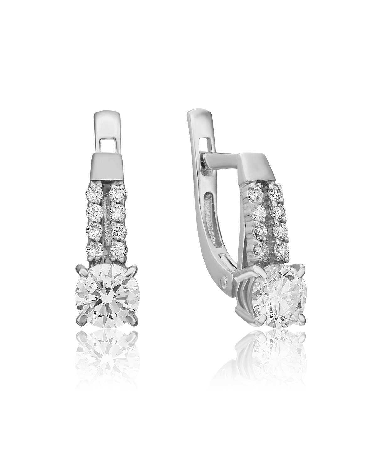 

Серьги из золота PLATINA jewelry 02-0631-00, бриллиант, 02-0631-00