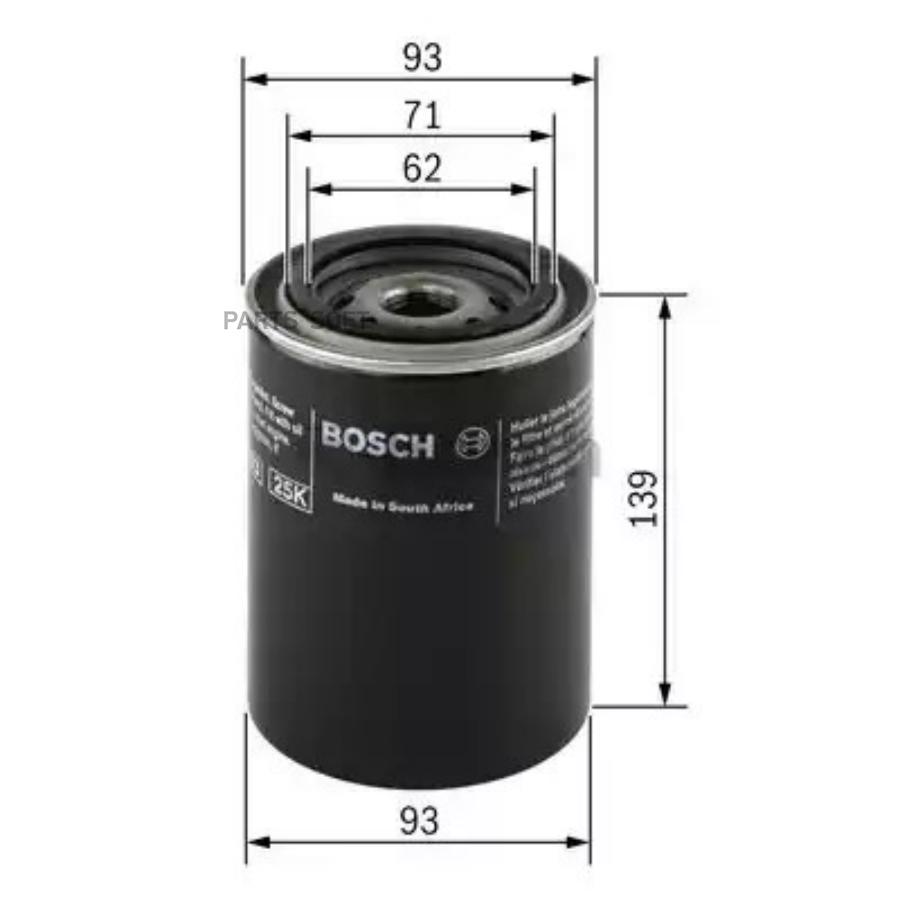 

BOSCH 0451203194 Фильтр масляный