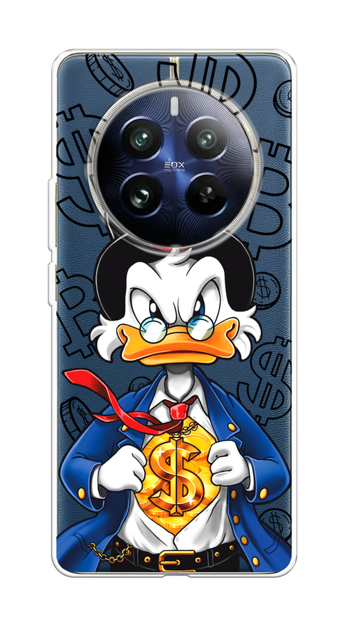 

Чехол на Realme 12 Pro "Scrooge Goldman", Черный;белый;синий, 2516150-1