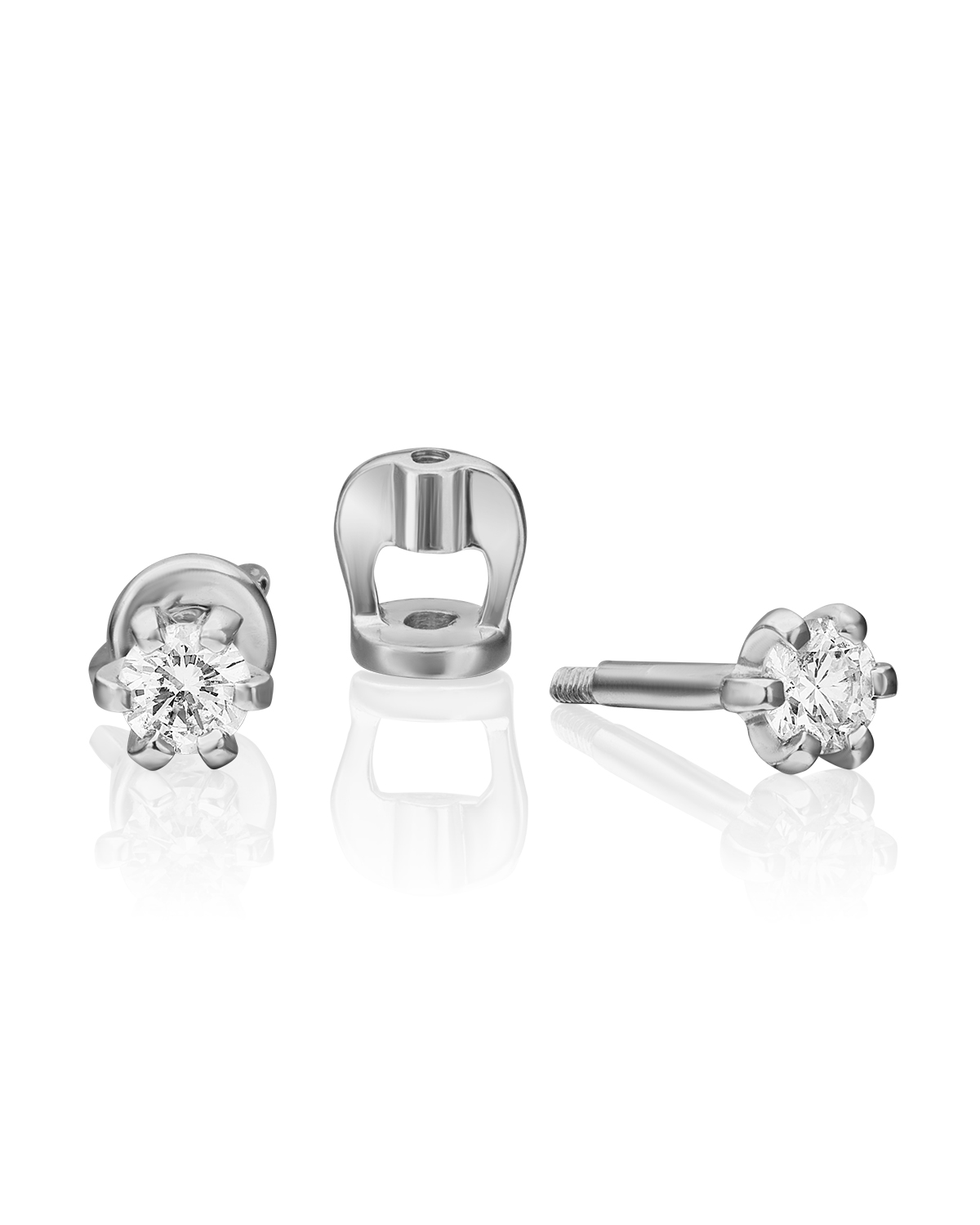 

Серьги из золота PLATINA jewelry 02-0184-00, бриллиант, 02-0184-00