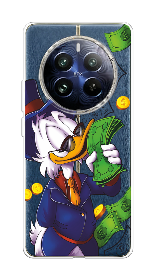 

Чехол на Realme 12 Pro "Scrooge McDuck with Money", Синий;зеленый;белый, 2516150-1