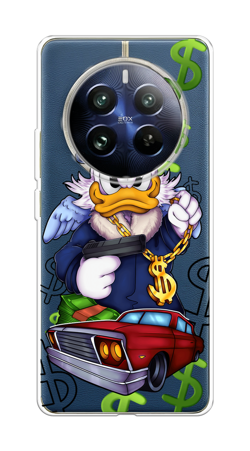 

Чехол на Realme 12 Pro "Scrooge McDuck with a Gold Chain", Красный;синий;белый, 2516150-1