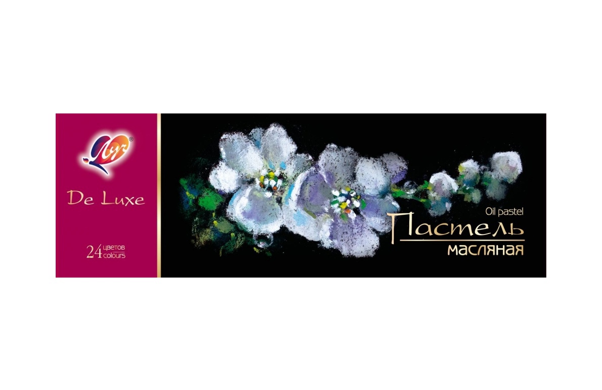 

Пастель Луч De Luxe, круглое сечение, 24 цвета, Разноцветный