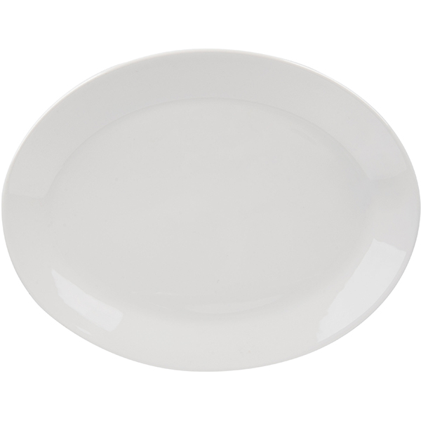 фото Блюдо овальное «монако вайт», белый, фарфор, 9001 c341, steelite