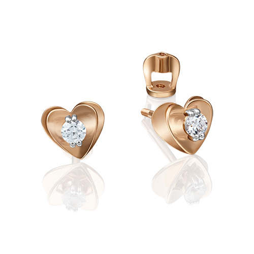 

Серьги из золота с фианитом PLATINA jewelry 02-3535-00-501-1111-38, 02-3535-00-501-1111-38