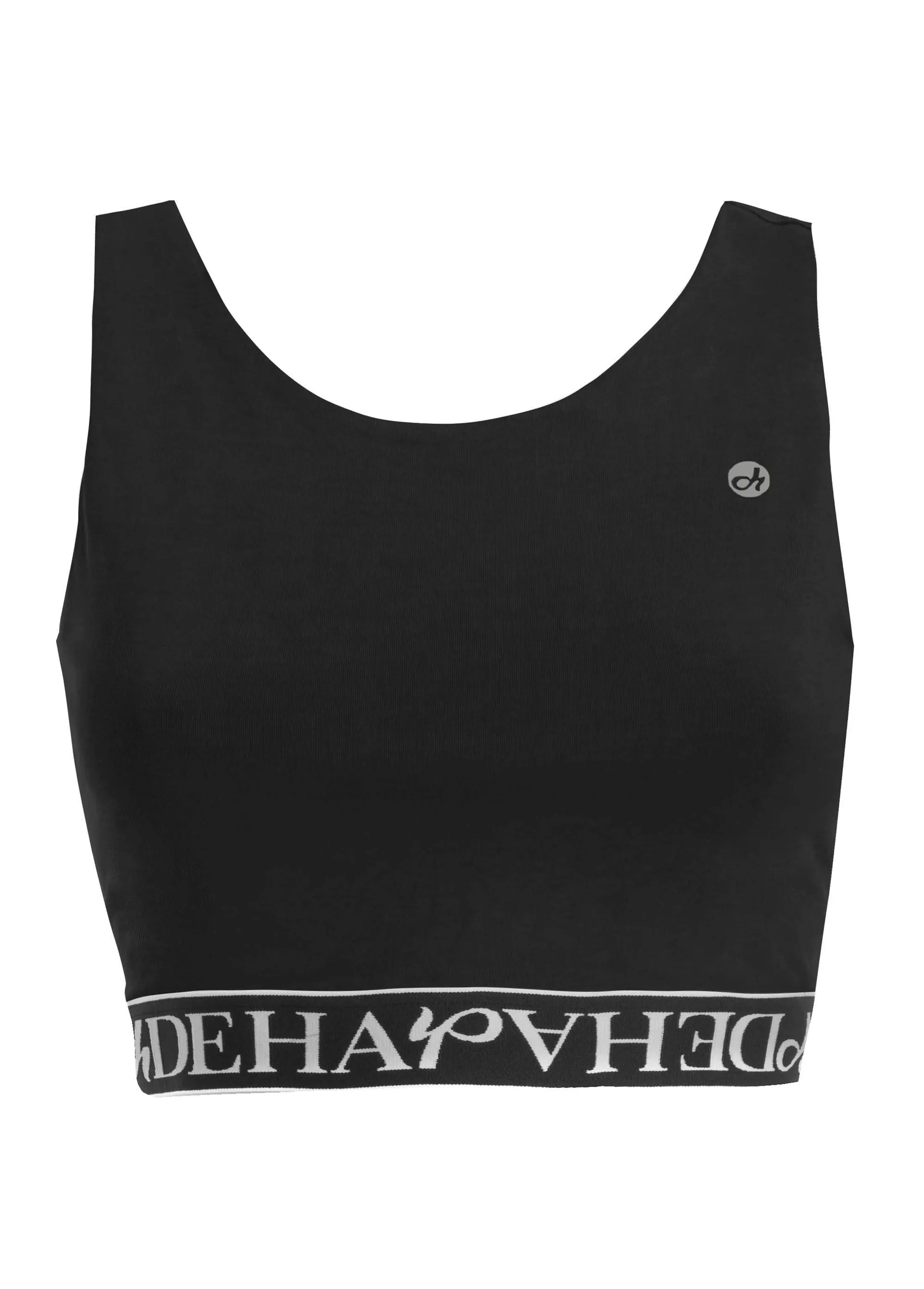 Топ женский Deha B64404.10009 черный L