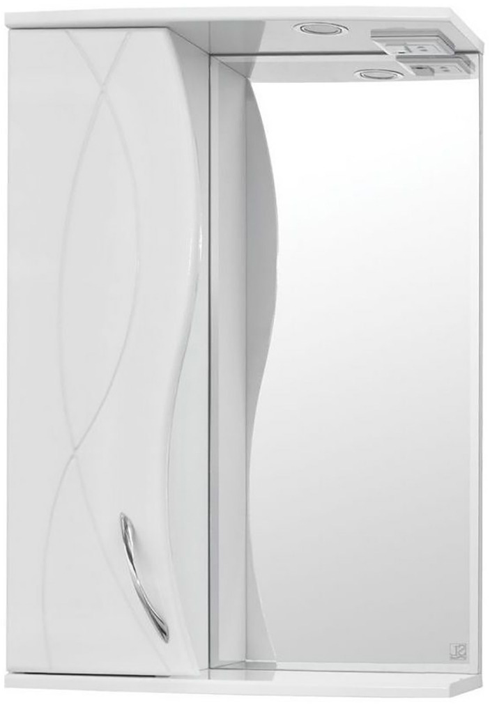 

Зеркало-шкаф Style Line Амелия 55 55 x 16 x 83 см белый с подсветкой, Амелия
