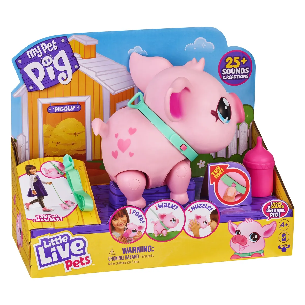 

Интерактивный Ling Le Si Поросенок Little Love Pets Piggly, 26366, 26366