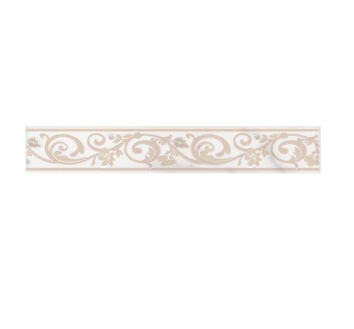 Бордюр керамический Kerama Marazzi Висконти A421\8326 3,1 х 20 см белый керамический бордюр creto