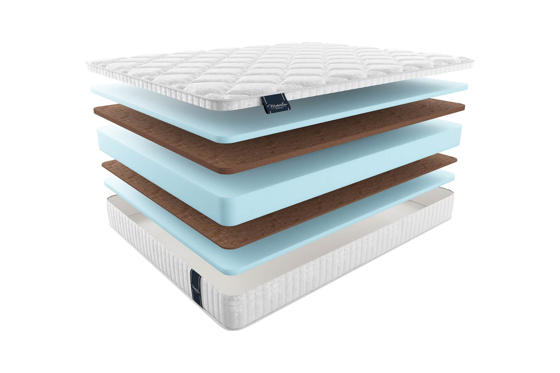 

Матрас MaterLux Solare 80X190, Белый;коричневый, SOLARE
