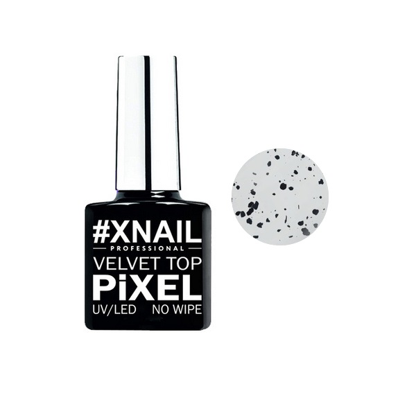 фото Xnail, топ для гель-лака pixel velvet №2
