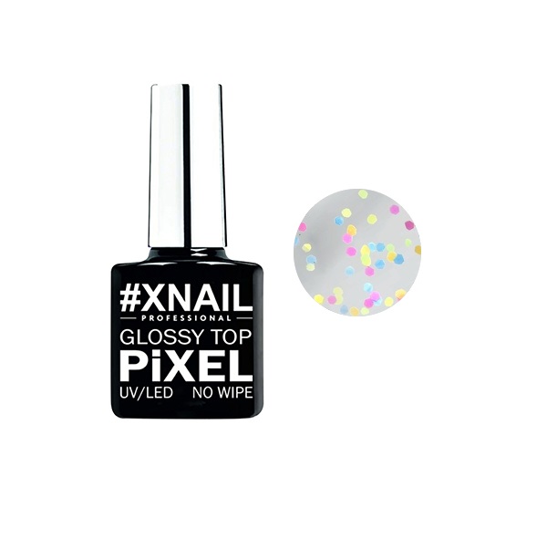

XNAIL PROFESSIONAL, Топ для гель-лака Pixel Glossy №9
