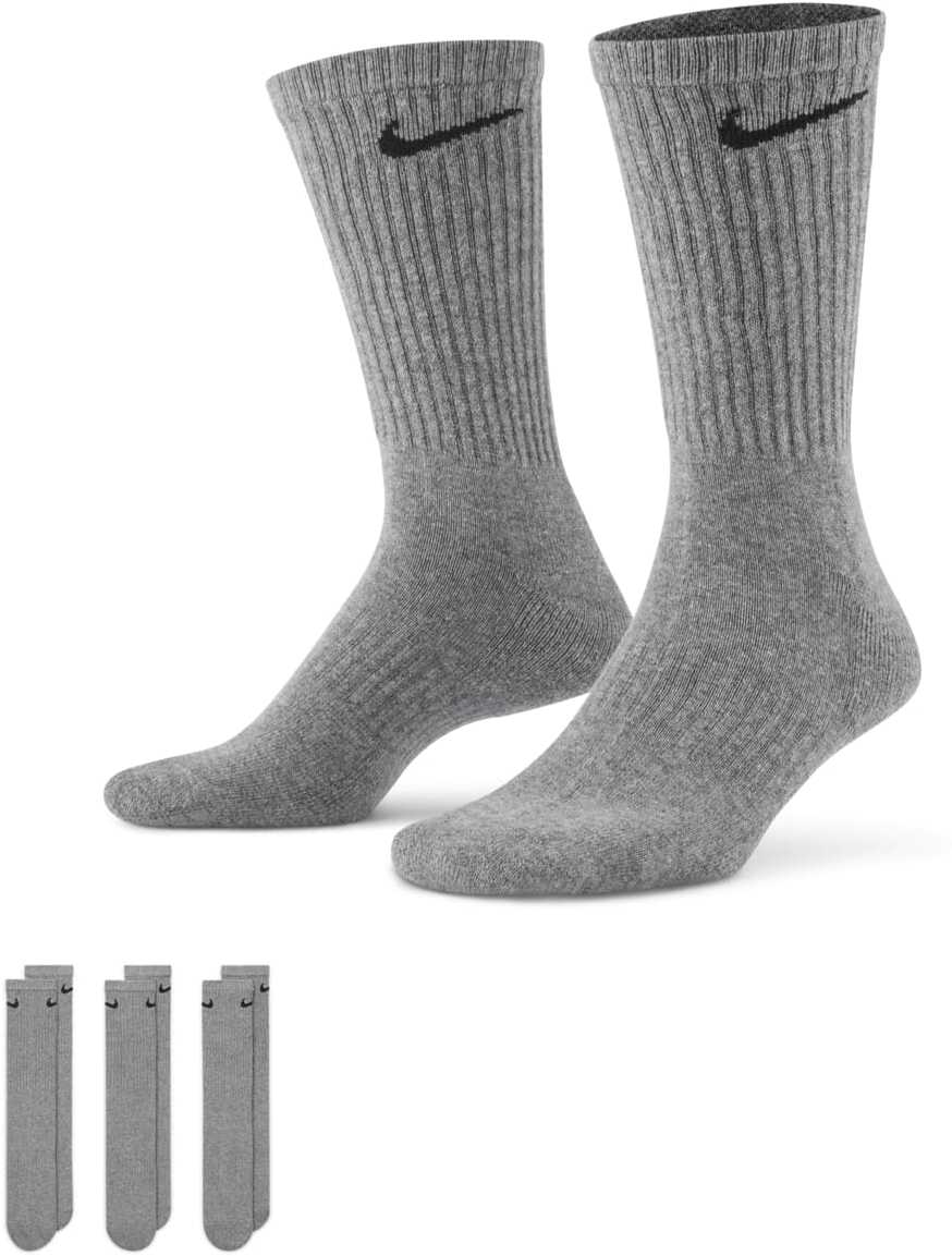 

Носки унисекс Nike Everyday Cushioned серые XL 1 пара, Серый, Everyday Cushioned