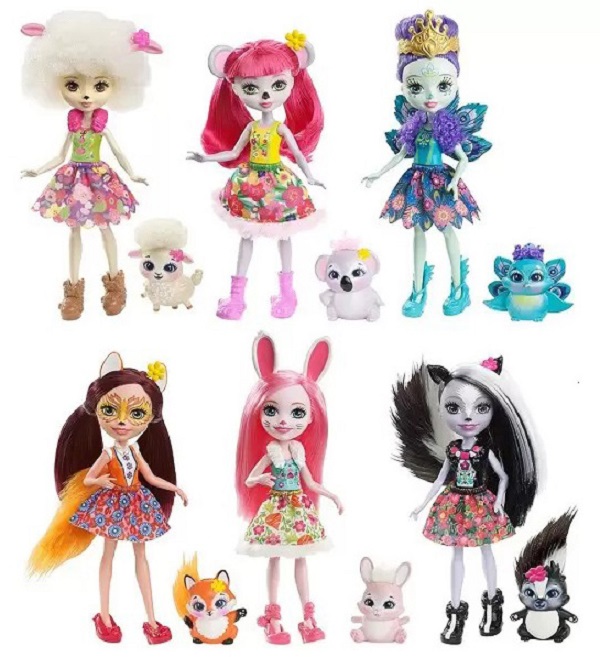 

Кукла Enchantimals с лесным питомцем 15 см в ассортименте