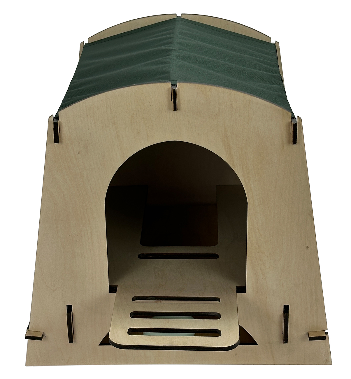 Гнездо для кур-несушек SITITEK Наседка зеленый дерево 45х37х36 см