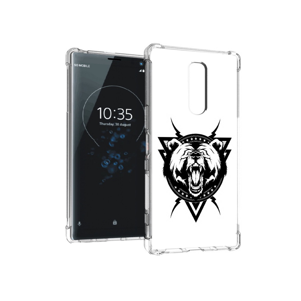 

Чехол MyPads Tocco для Sony Xperia 1 медведь в треугольнике (PT141276.244.464), Прозрачный, Tocco
