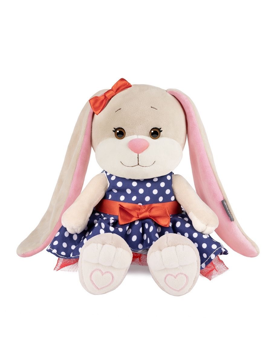 

Мягкая игрушка JACK&LIN плюшевая зайка в подарочной коробке X-JL-04202310-20, Синий, X-JL-04202310-20