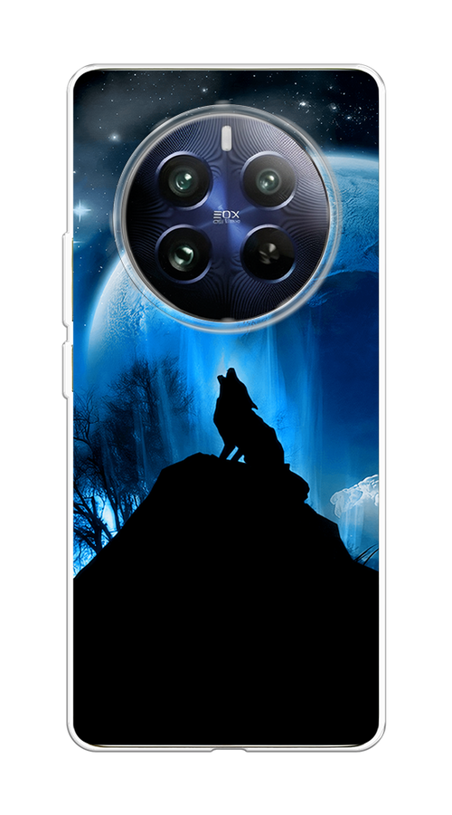 

Чехол на Realme 12 Pro "Волк 2", Синий;черный;белый, 2516150-1