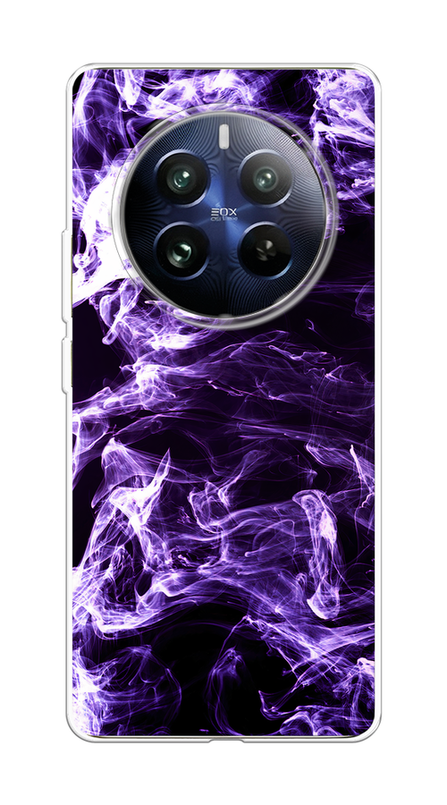 

Чехол на Realme 12 Pro "Фиолетовый дым", Фиолетовый;белый;черный, 2516150-1