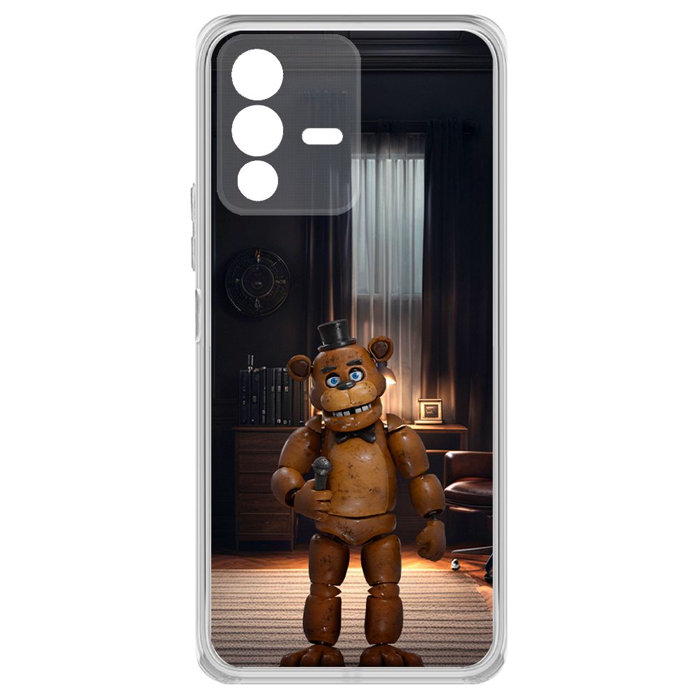 

Чехол-накладка Krutoff Clear Case ФНАФ - Медведь Фредди для Vivo V23, Прозрачный