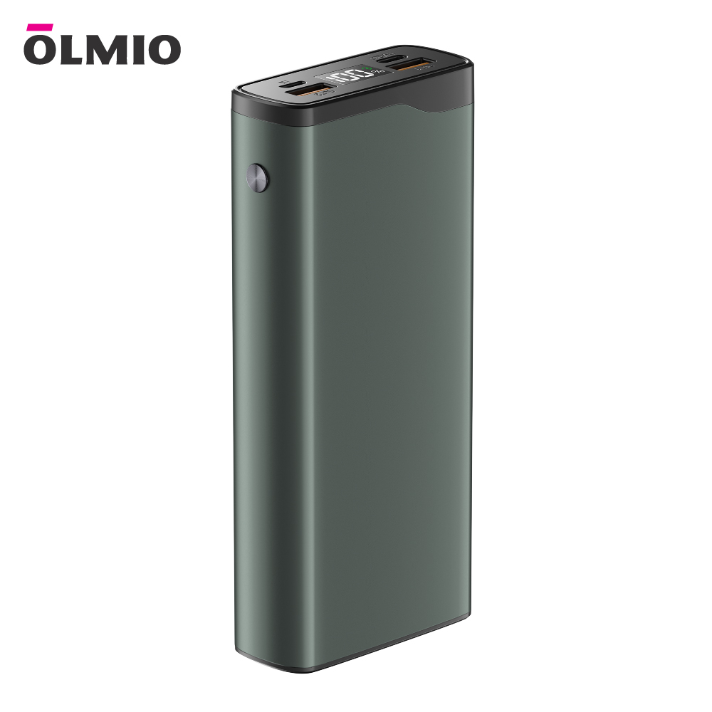 

Внешний аккумулятор Olmio QL-20 20000mAh, 22,5W серый, QL