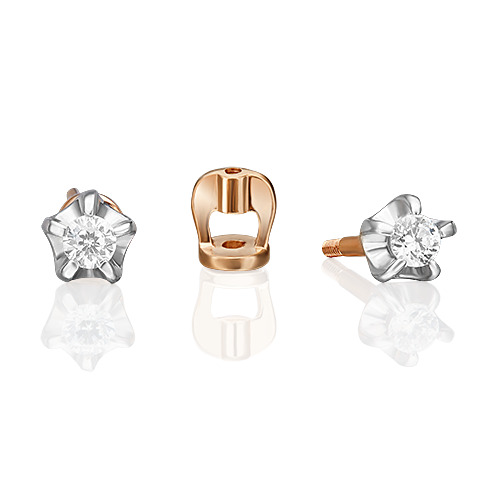 

Серьги из золота с фианитом PLATINA jewelry 02-2050-00-401-1111-03, 02-2050-00-401-1111-03