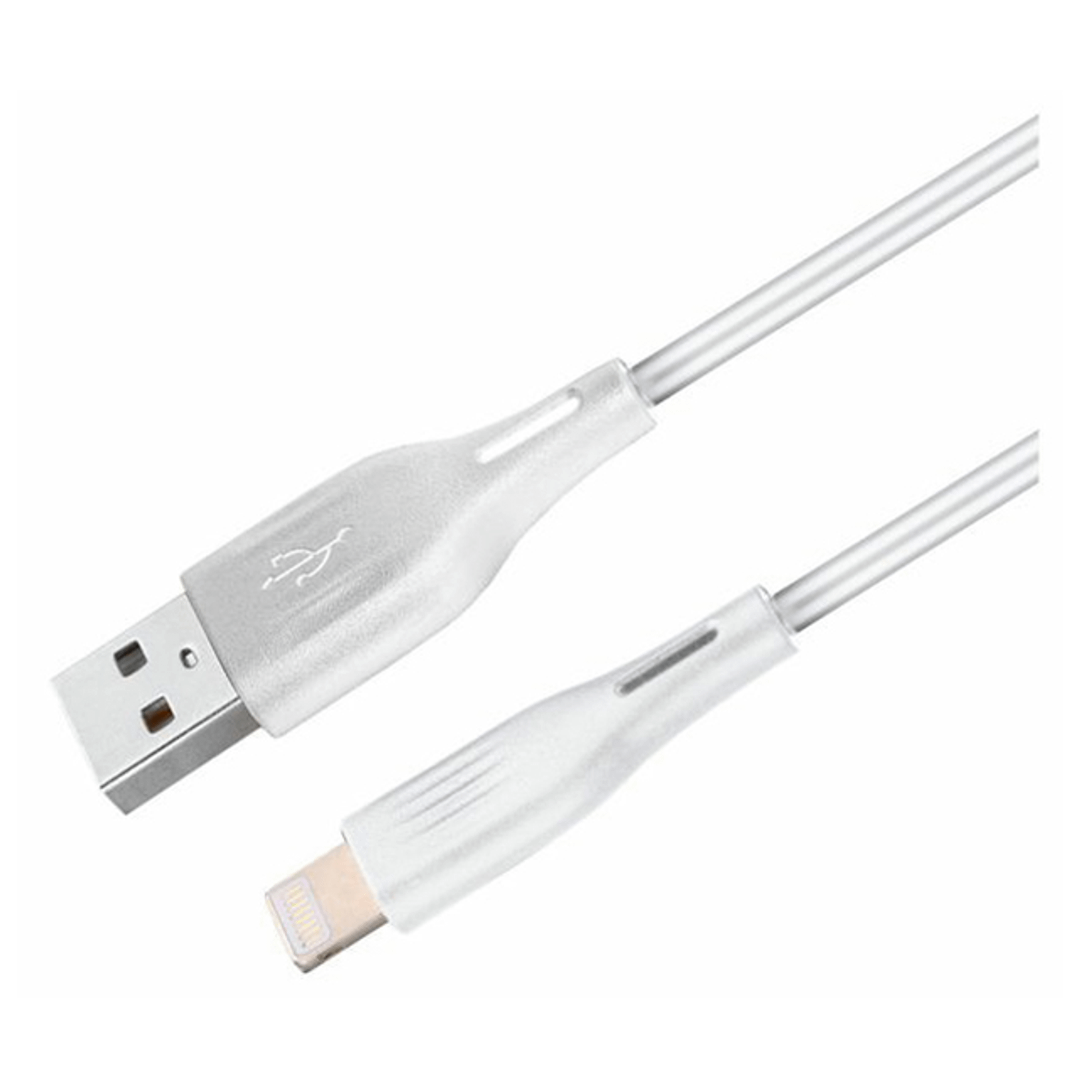 Кабель GAL  Lightning - USB 1,2 м, белый